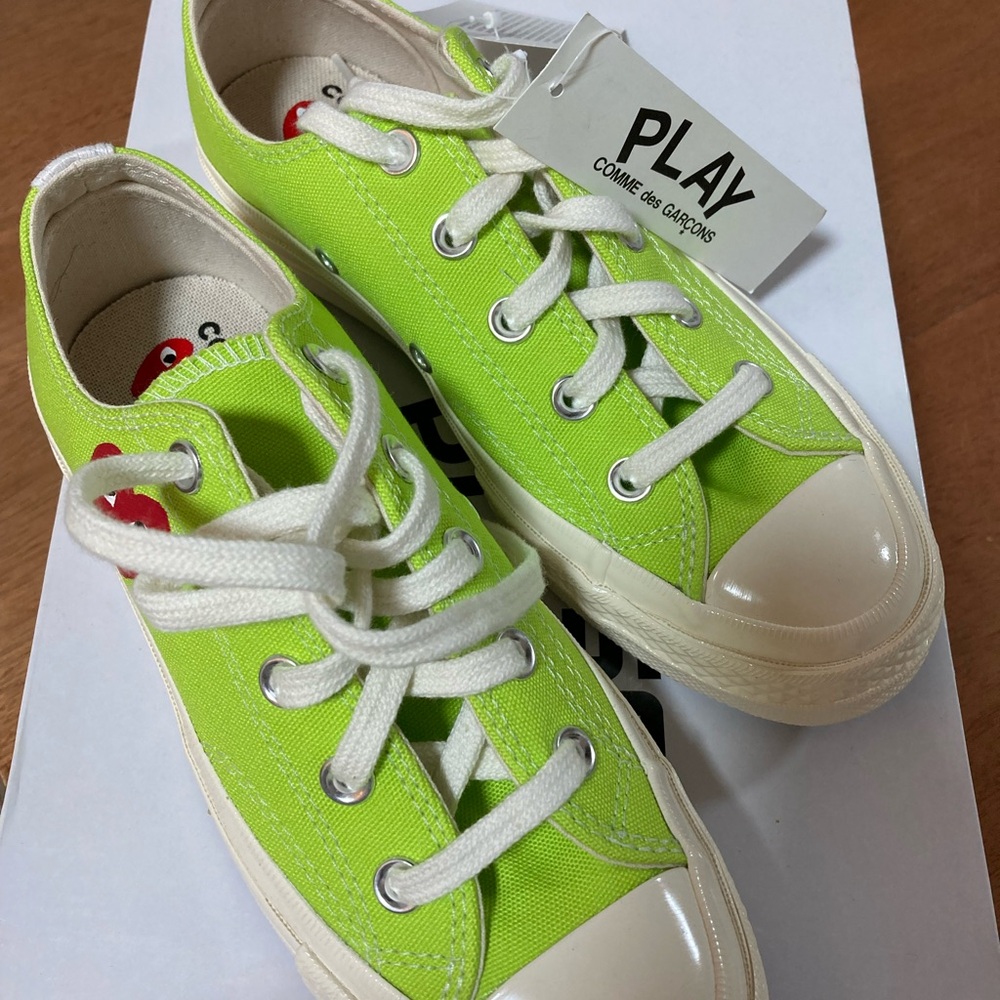 Comme des Garçons PLAY Green Sneakers